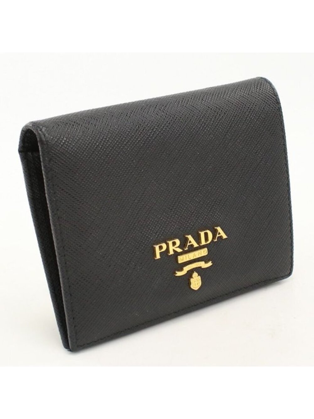 Prada Saffiano Leather Bifold Wallet Calfskin